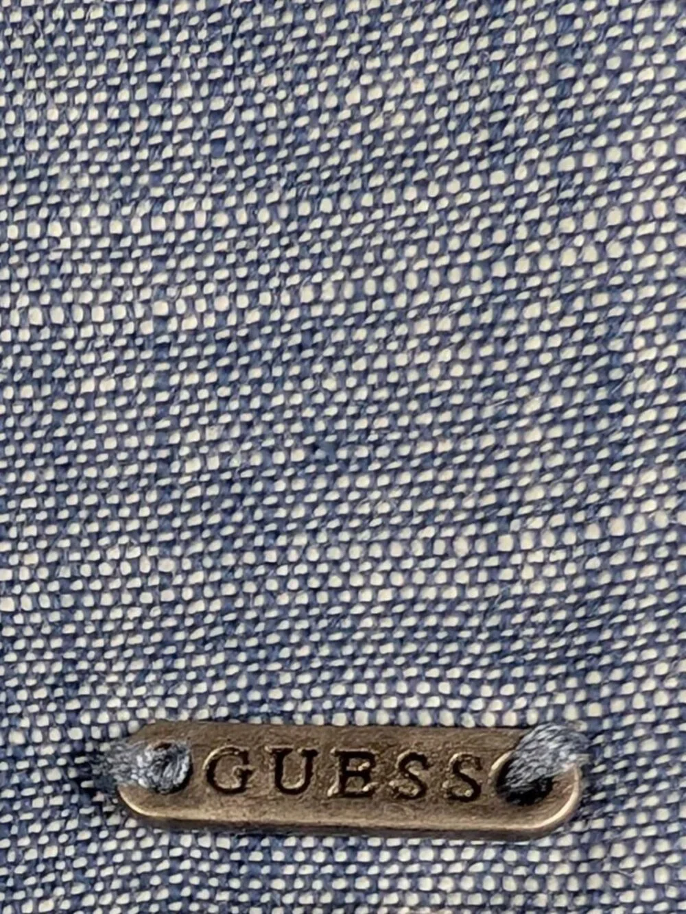 Guess Blazer Jacket Lightweight 2 Button Blue Lined Cotton Classic Men's L